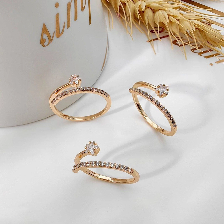 انگشتر نگین دار جواهری ژوپینگ کد 631